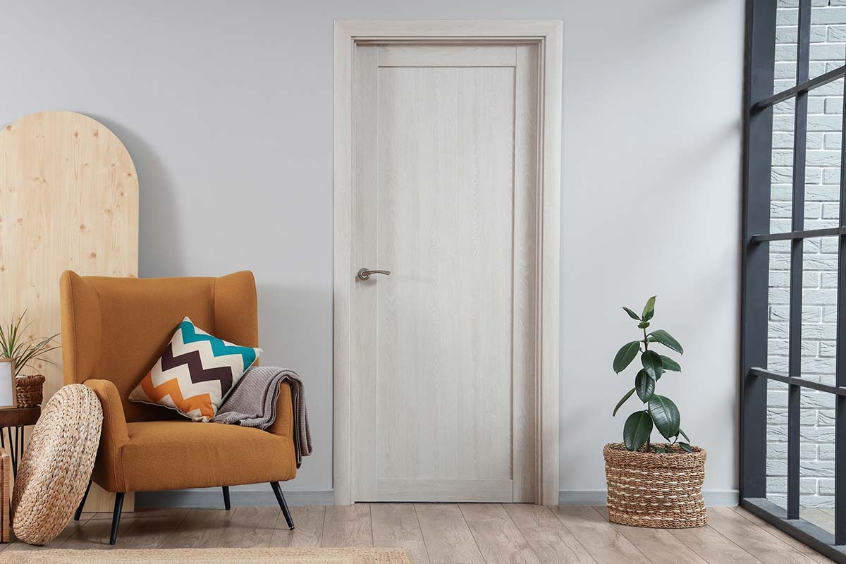 Porte intérieur blanche