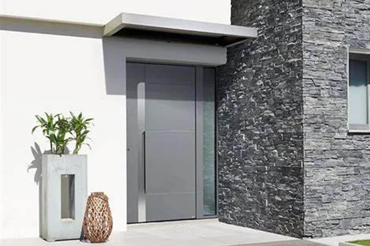 Porte entrée Alu